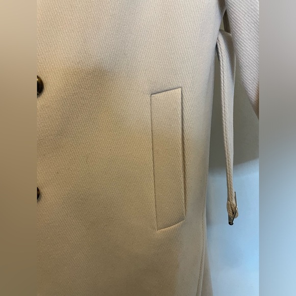 Filippa K Womens wool trench coat in Pumice Belted trench coat belted Wool coat - Picture 8 of 16